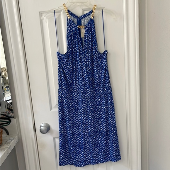 Michael Kors Dresses & Skirts - NWOT Michael Kors Blue Patterned Halter Dress